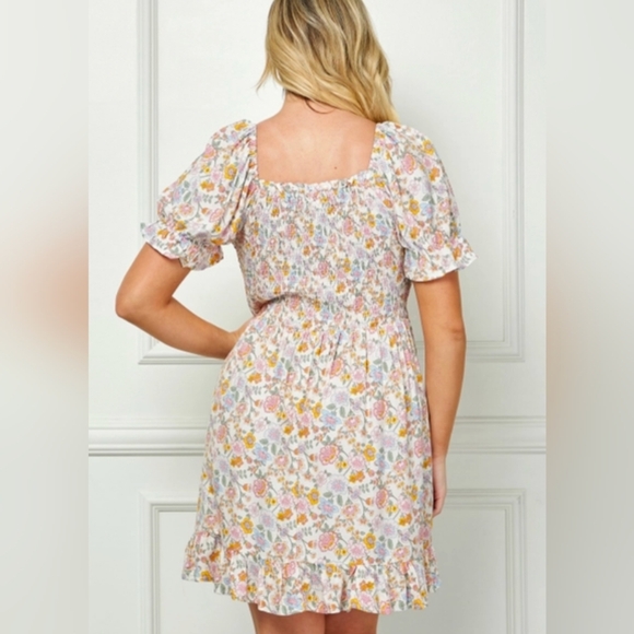 AUW Smocked Ruffle Dress. 3X. NWT - Picture 2 of 8